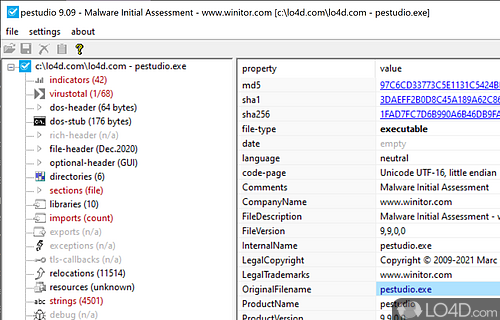 download PeStudio 9.55 free