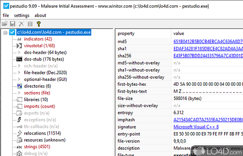 PeStudio 9.55 download the last version for apple