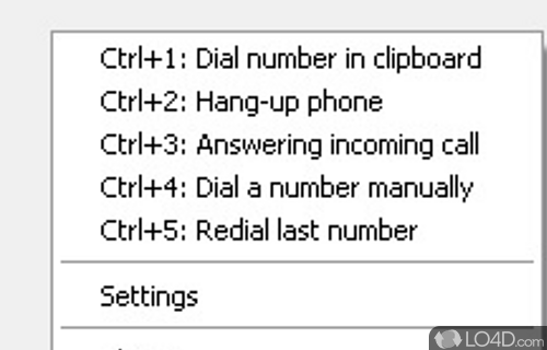 Screenshot of Phone Dial by PC - The advantaged of being portable