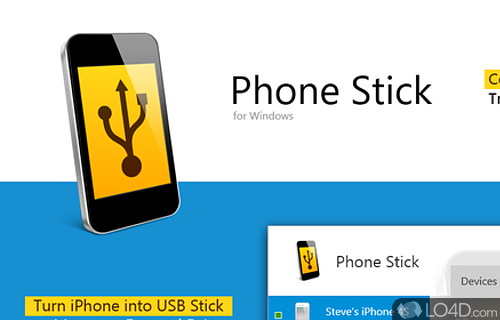 Screenshot of Phone Stick - Solution especially designed for iPhone, iPad