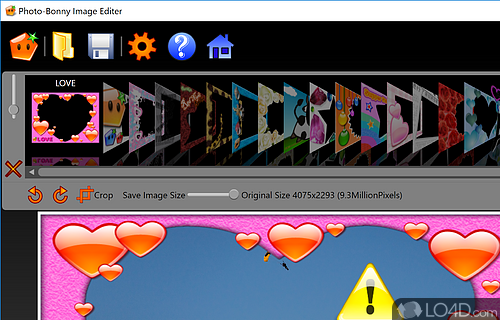 User interface - Screenshot of Photo-Bonny