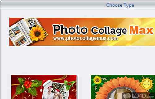 Screenshot of Photo Collage Max - User interface