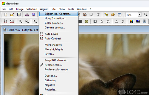 Great freeware image editor and optimizer - Screenshot of PhotoFiltre