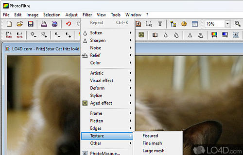 Photoshop - Screenshot of PhotoFiltre