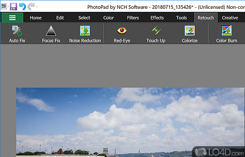 Basic editing tools - Screenshot of PhotoPad