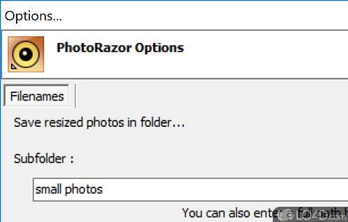 A free Design & photography program for Windows - Screenshot of PhotoRazor