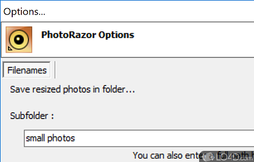 PhotoRazor Screenshot