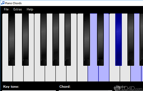 Enjoy piano lessons at a fraction of the costs of a piano tutor - Screenshot of Piano Chords