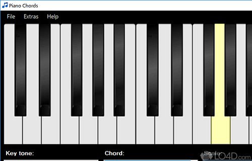 Beginner friendly both from an instrumental and a UI point of view - Screenshot of Piano Chords