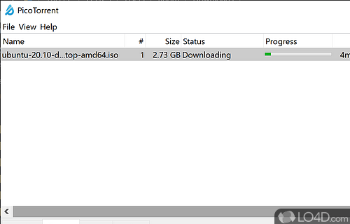 PicoTorrent Screenshot