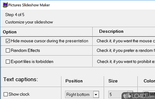 Pictures Slideshow Maker screenshot