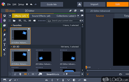 Produce and edit multimedia files - Screenshot of Pinnacle Studio