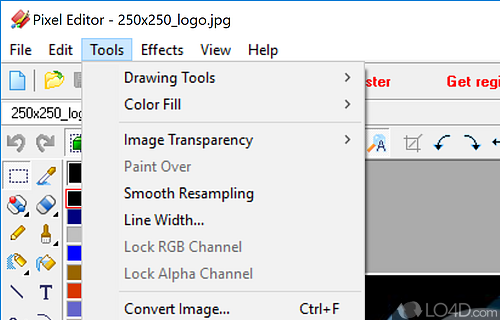 Organized environment - Screenshot of Pixel Editor