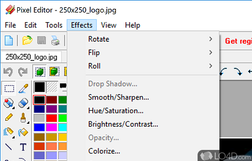 Editing and drawing - Screenshot of Pixel Editor