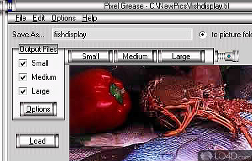 Screenshot of Pixel Grease - User interface