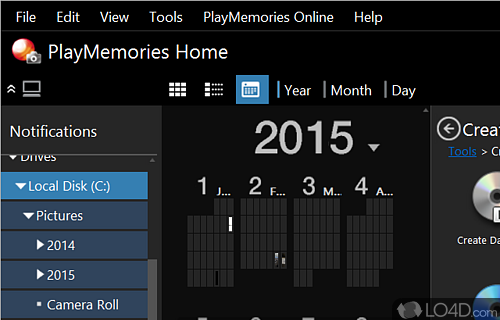 Unified interface for game platforms - Screenshot of PlayMemories Home