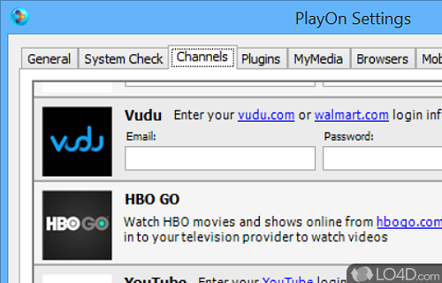 Watch streaming shows and movies, ad-free, anywhere, anytime - Screenshot of PlayOn