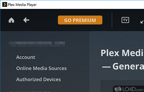 Plex Media Player Screenshot