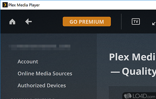 Feature packed to the gills - Screenshot of Plex