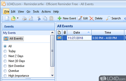 Portable Efficient Reminder Free Screenshot