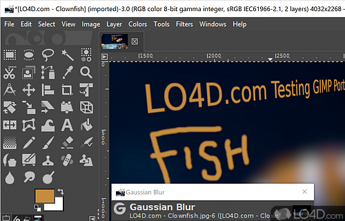 GIMP Portable screenshot