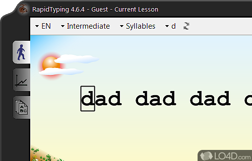 Portable Rapid Typing Tutor Screenshot