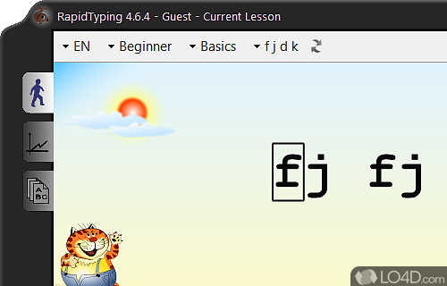 Portable Rapid Typing Tutor Screenshot