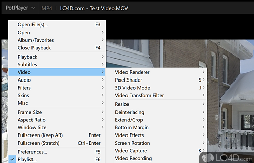 A powerful media player for multiple formats - Screenshot of PotPlayer