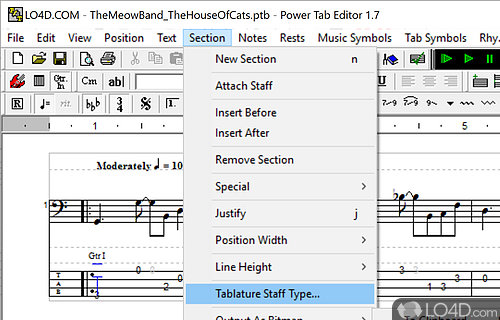 Power Tab Editor screenshot