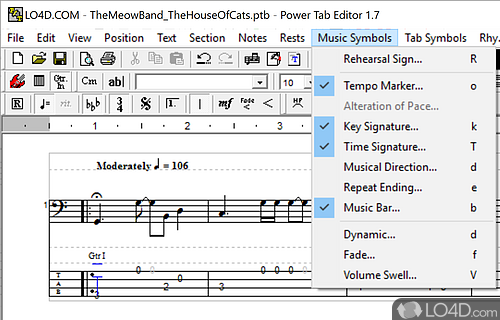 Power Tab Editor screenshot