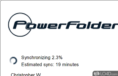 Upload data to cloud account, enjoy a secure and online backup solution, and access files no matter where you are - Screenshot of PowerFolder