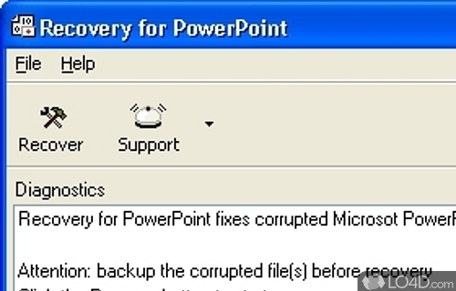 PowerPointRecovery Screenshot