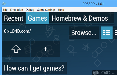 Enjoy PSP games right on PC with this software utility that promises unrivaled quality - Screenshot of PPSSPP Portable
