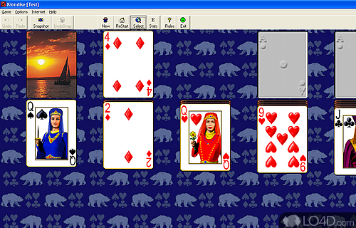 Screenshot of Pretty Good Solitaire - A collection of 725 different solitaire games