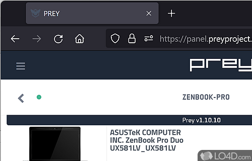 Makes it possible to always know the whereabouts of registered devices - Screenshot of Prey