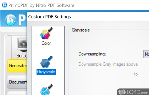 Works just like a virtual printer - Screenshot of PrimoPDF