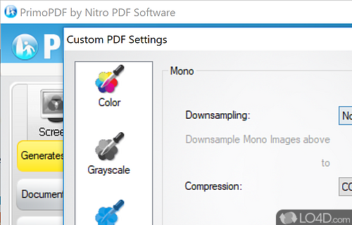 Make PDF from other files - Screenshot of PrimoPDF