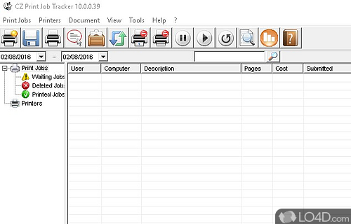 Screenshot of PrintLimit Print Tracking - Compact and app to organize and manage all printers, along with any undergoing printing jobs