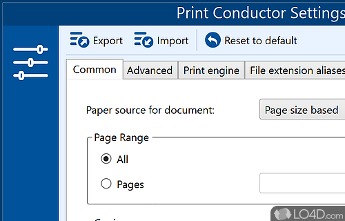 PrintConductor - Screenshot of Print Conductor