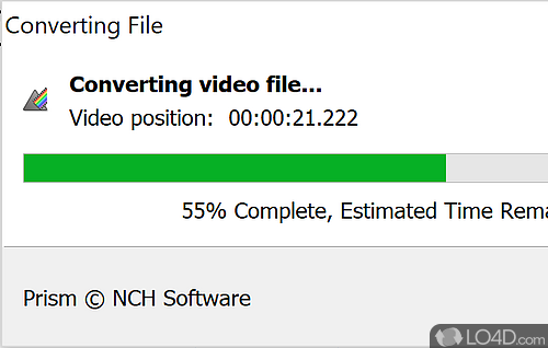 Convert video files from avi - Screenshot of Prism Video File Converter