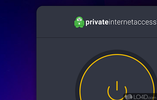 Connect to a VPN and anonymize web traffic, preventing trackers or websites from monitoring online activity - Screenshot of Private Internet Access