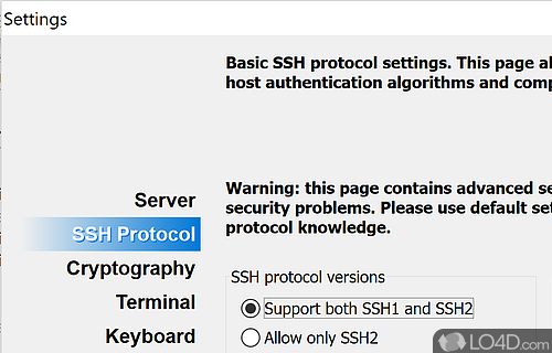 Private Shell SSH Client Screenshot