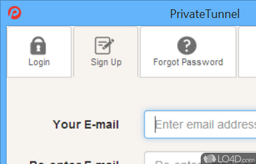 PrivateTunnel VPN Client screenshot
