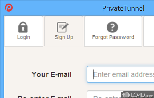 PrivateTunnel VPN Client Screenshot