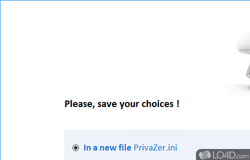Free PC cleaner - Screenshot of PrivaZer
