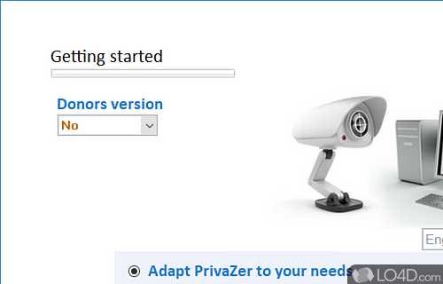 Powerful system cleaner that can speed up the computer's performance by removing unnecessary files from the hard drive - Screenshot of PrivaZer Portable