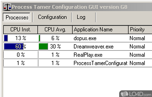 Process Tamer Screenshot