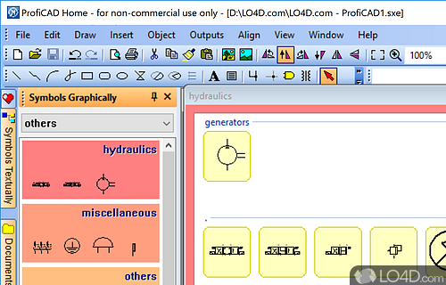 Automate control engineering tasks - Screenshot of ProfiCAD