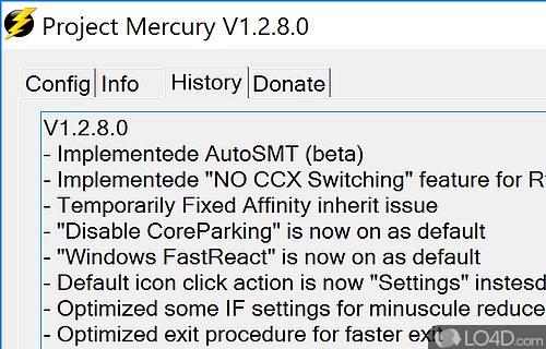 Boost your CPU usage - Screenshot of Project Mercury