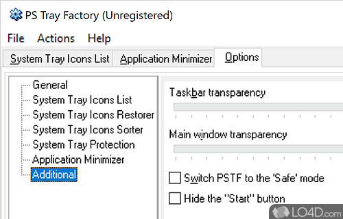 PS Tray Factory screenshot